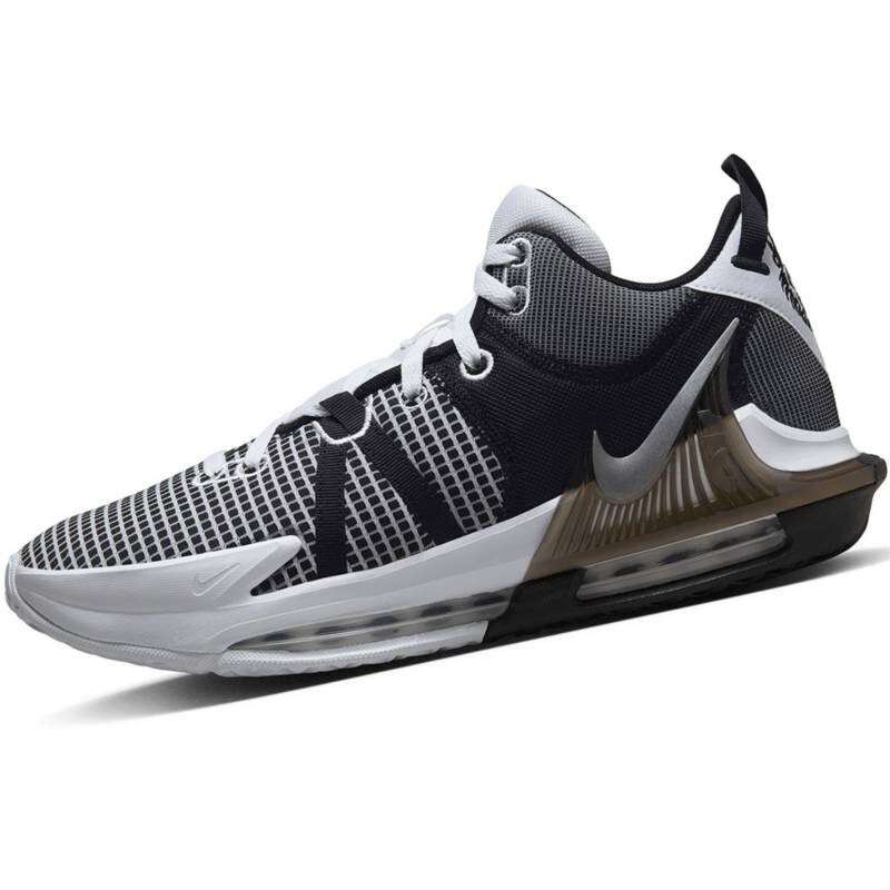 Lebron Witness 7 Men US 13 Black White Metallic Silver Nike Air Retro Basketball