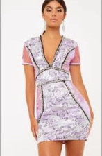 Pretty Little Thing Premium Jacquard Mini Dress