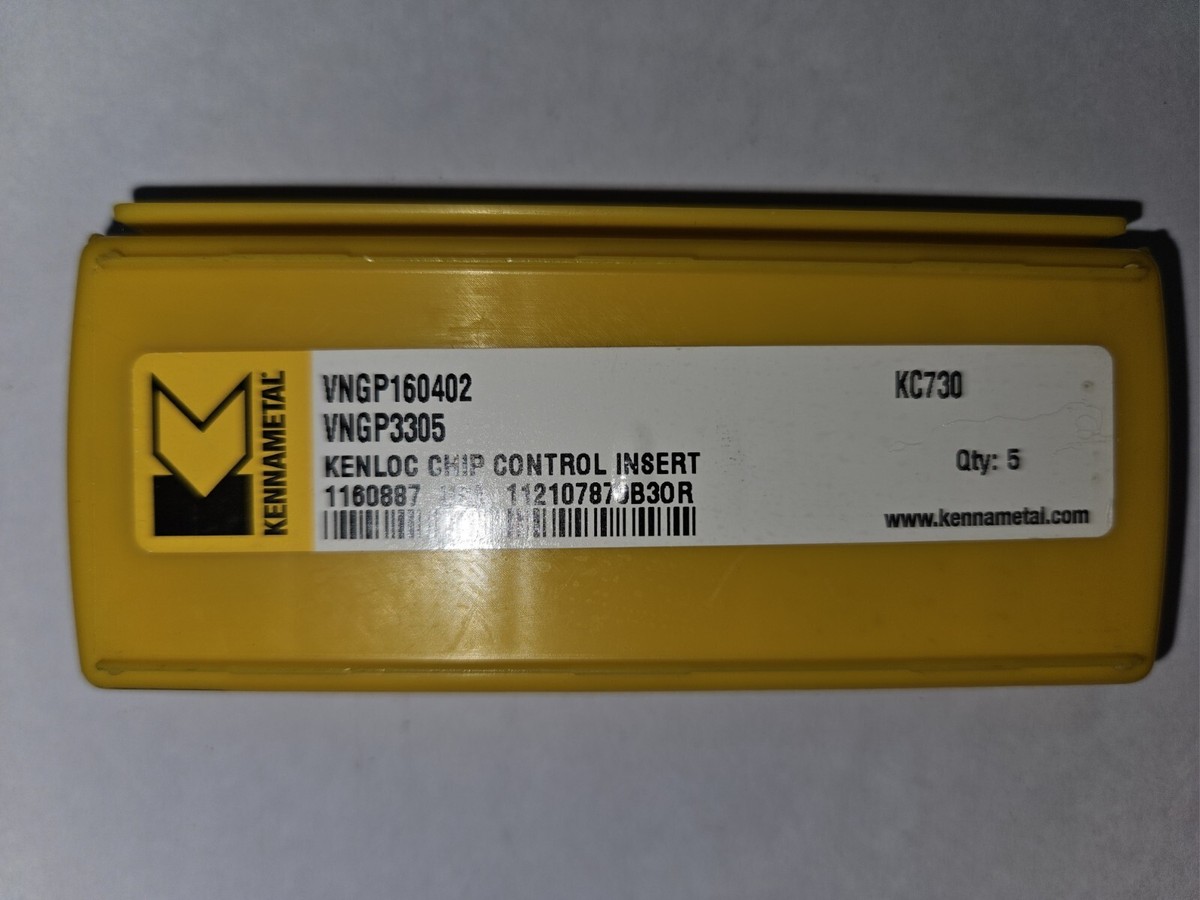KENNAMETAL VNGP3305 KC730 VNGP160402 Carbide Inserts 5pcs | eBay KENNAMETAL VNGP3305 KC730 VNGP160402 Carbide Inserts 5pcs | eBay