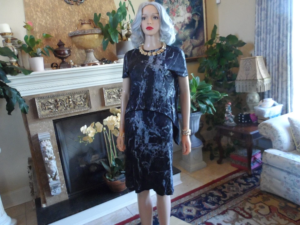 Vestido recto Balenciaga negro/gris/colección 2013 de Alexander Wang FR 38-US 6 Foto 2 de 4