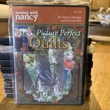 Sewing With Nancy Zieman  PICTURE PERFECT QUILTS  rochelle stibb  DVD