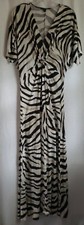 Lauren Ralph Lauren Sz M Animal Print Maxi Long Dress
