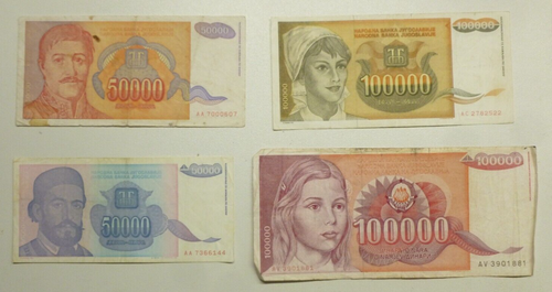 Yugoslavia huge collection 54 different old Banknotes 1955-1996 Circulated - Picture 18 of 23