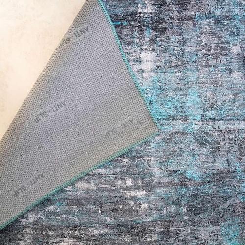 Benissimo Washable Rug, Abstract Modern Printed Design, Non-Slip, 90% Cotton - Picture 36 of 61