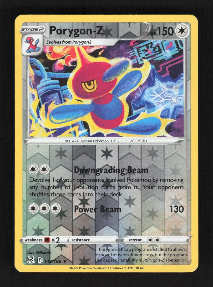2022 Pokemon Porygon-Z 142/196 Reverse Holo Rare Lost Origin