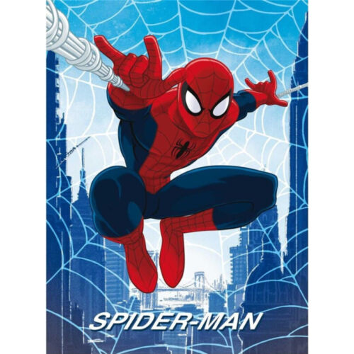 Spiderman Marvel - Plaid Polaire Flanelle Enfant - Couverture 110x150 cm - Photo 1/2