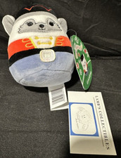 Squishmallow Christmas Gracelyn Arctic Fox Nutcracker 4.5" plush soft animal toy