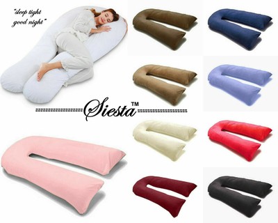9//12Ft Duck Feather /&Down C-U Pillow//Pillowcase Back Support Maternity Pregnancy