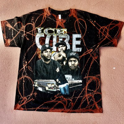 Ice Cube Acid Wash T Shirt Tee New 