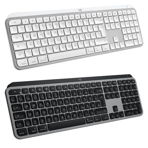 Logitech MX Keys S für Mac Bluetooth Tastatur QWERTZ Keyboard Easy-Switch