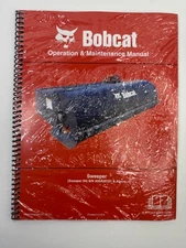 Bobcat Sweeper 84" Op & Maintenance Manual #6904232 2018 New In Plastic