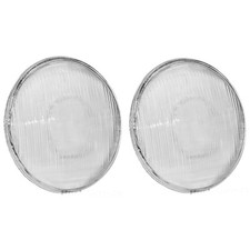 Headlight Lens Set Front-left Right Pr. Fluted Fits Vw Bug 49-66 Bus 50-67 Headlight Lens Set Front-left Right Pr. Fluted Fits Vw Bug 49-66 Bus 50-67