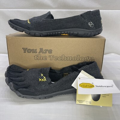 Vibram Fivefingers CVT Hemp Toes Shoes (Black) Women's Size 36 EUR