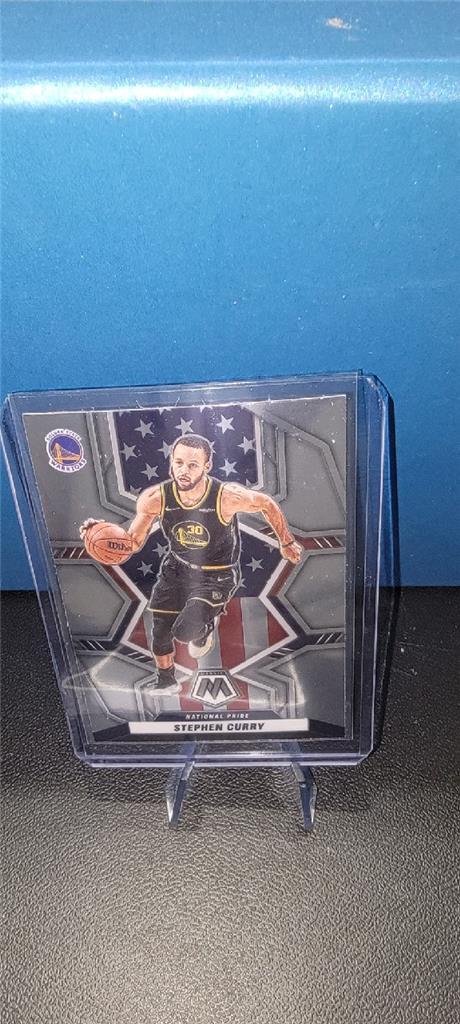 Stephen Curry 2021-22 Mosaic National Pride #247 Warriors