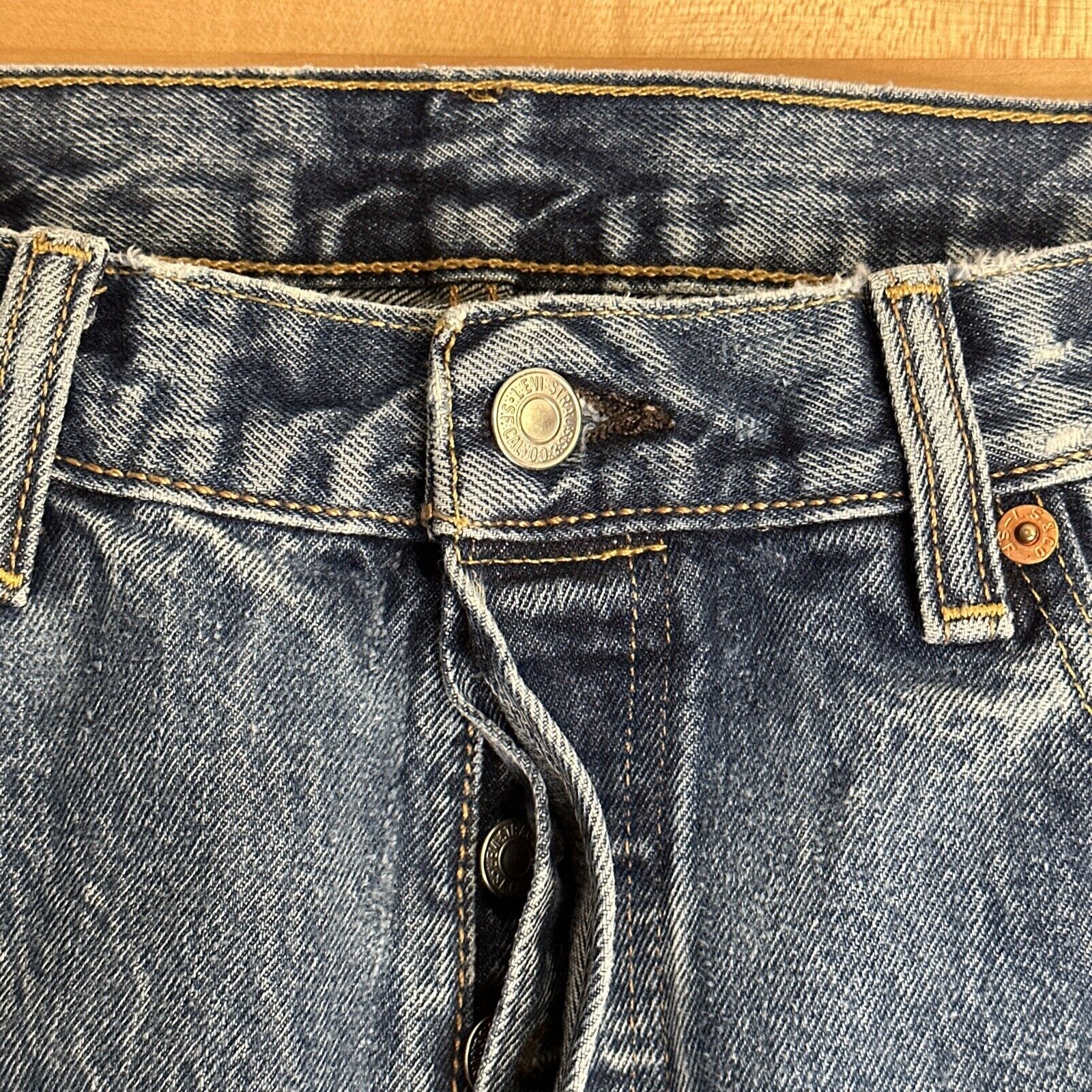 Vintage Levis 501 XX Jeans 35x34 - image 5