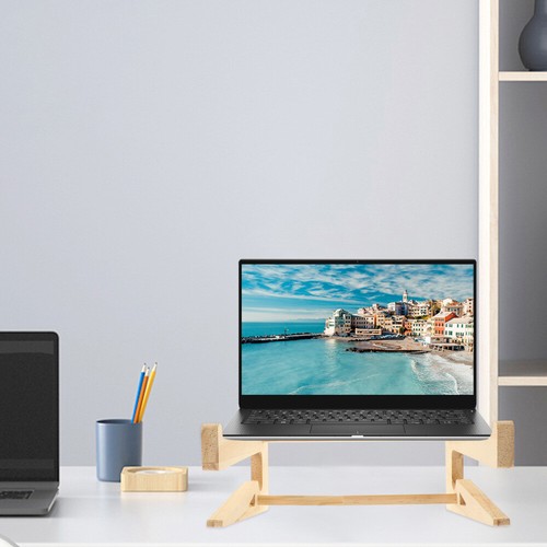 Fancellet Di Alterazione Del Laptop Opera Supporto Computer Portatile in Legno - Afbeelding 12 van 12