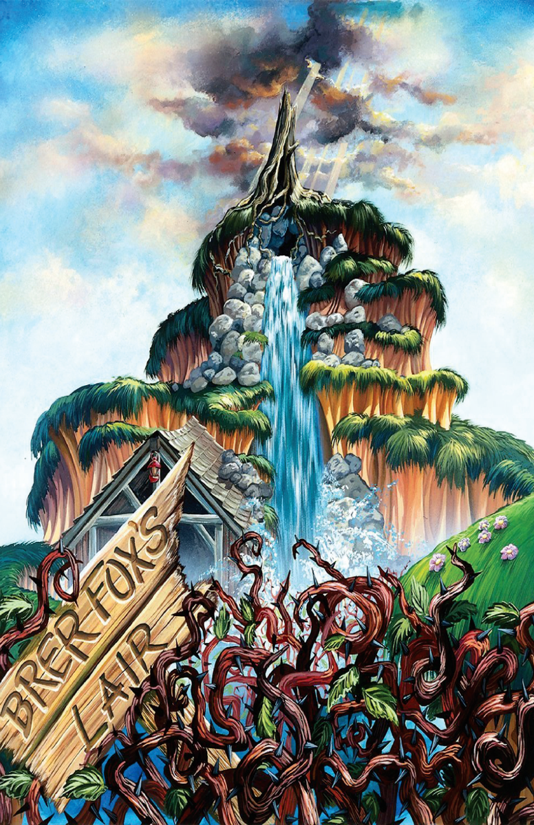 Splash Mountain Brer Fox Lair Poster Art Print 13x19 Satin Finish