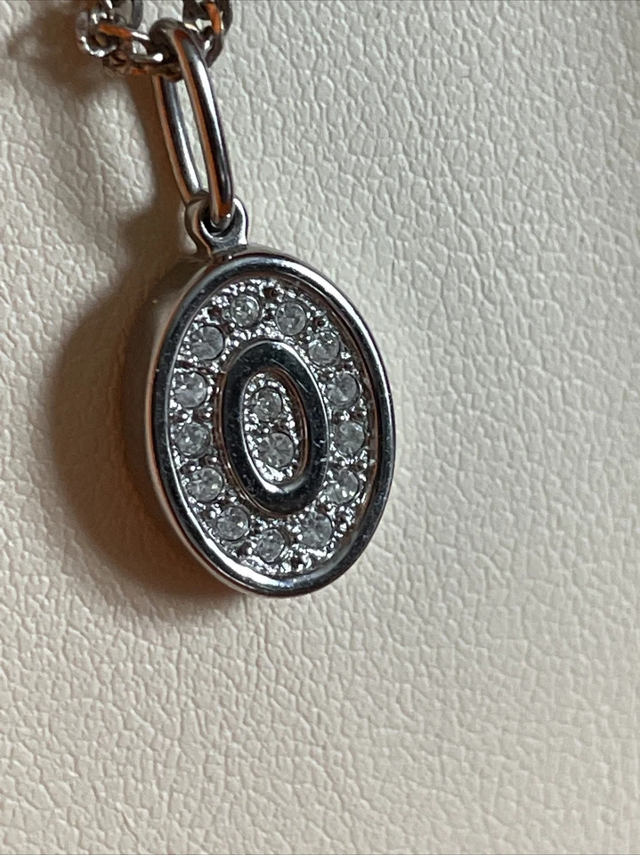 Folli Follie Collar Ovalado Top Circonitas Cúbicas Forma Ovalada Plata 925 Cadena Foto 4 de 4