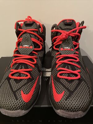 新品未使用Nike LeBron XII ELITE 12 31cm Nike Lebron XII 12 Elite Team University Red Shoes 724559