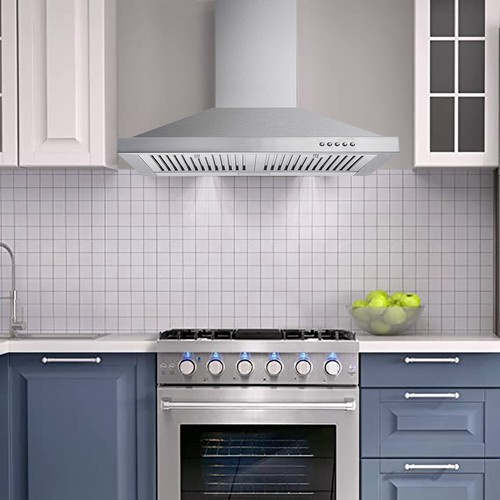 30 stainless steel range hood ductless