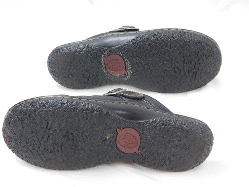 BORN Black leather slip-on backless shoes Womens size 8 - Picture 6 of 6