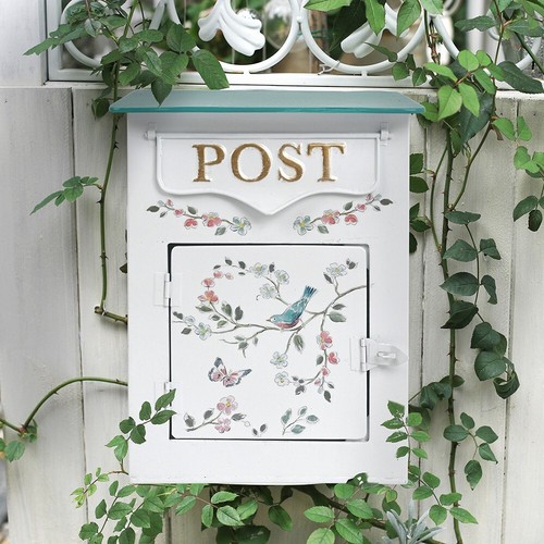 Retro Mailboxes Residential Mailbox Wall Mount Vintage Wedding Mail Box