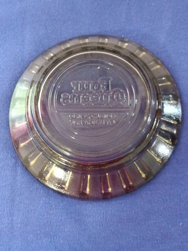Vintage Four Queens Clear Smokey Glass Ashtray Las Vegas Baby!!! Vintage - Picture 3 of 4