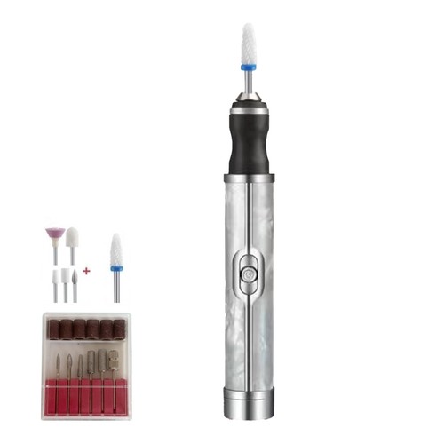 Kits de amolador de uñas para lijadora de uñas humana para uñas gruesas inalámbrico 4 velocidades - Imagen 15 de 24
