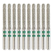 Zirconia Diamond Bur Round End Cylinder Coarse Grit Z882/014C Friction Grip