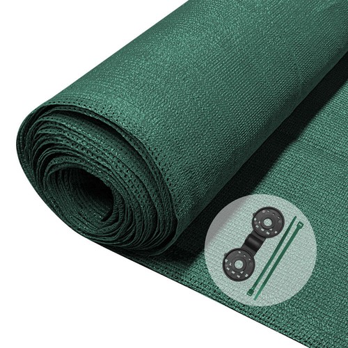VOUNOT 150gsm Privacy Screen Netting Garden Windbreak Shade Net 1.5×10m Green