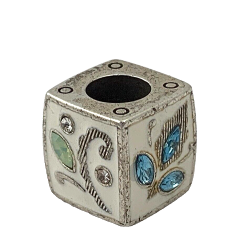 Brighton Wandteppich Taj Würfel Perlen, Aqua, JC0744, Neu - Bild 1 von 2