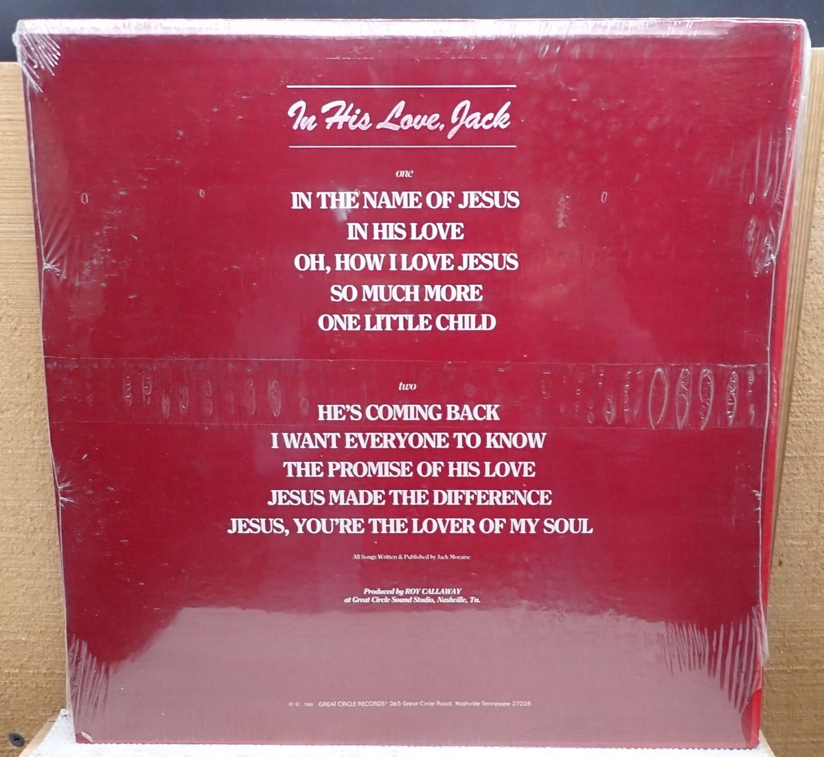 Jack Moraine - In His Love, Jack - Great Circle 1980 SEALED | eBay