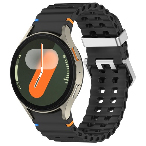 Marine Band do Samsung Galaxy Watch 7 44mm 40mm FE/6/5 Pro Sport Silikonowy pasek - Zdjęcie 10 z 41