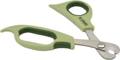 Pet Safari Dog Deluxe Nail Trimmer - Large Finger Hole and Easy Grip - Stainless