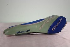SELLE ITALIA CELESTE BIANCHI TRIMATIC GENUINE GEL 1999 BICICLETTA CORSA MEGA PRO