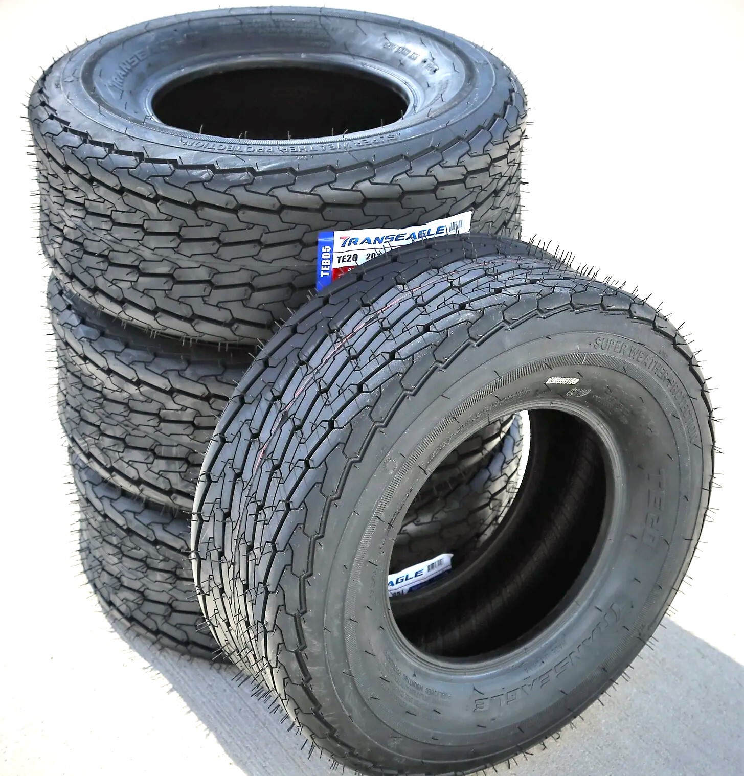 Pneumatici Per Rimorchio 20,5x8,00-10 4 Strati Strada Legale 77M 412 Kg Carico 2 - Foto 9