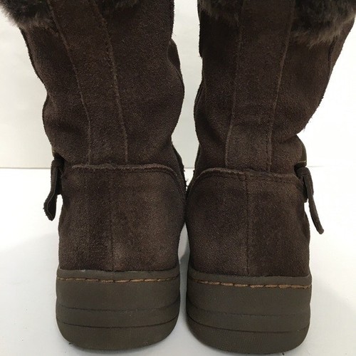 BareTraps anibeth brown suede leather knee high tall winter boots size 8.5 - Picture 8 of 16