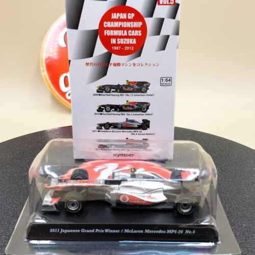 Kyosho 1/64 Vodafone McLaren Mercedes MP4-26 #4 Jenson Button Suzuka Japan GP - Picture 3 of 4
