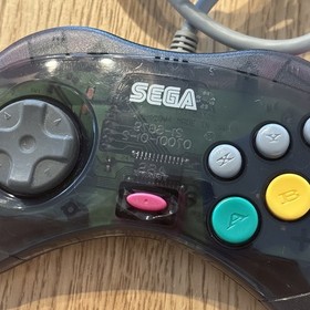 SEGA SATURN Cool Pad Controller Skeleton Black HSS-0101 Boxed from japan Tested