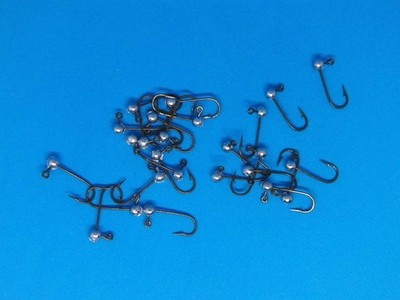 Chagrin Jigs 1/32 Oz Round Head Jig Heads – Size 6 Hook, No Collar, Unpainted (10 Or 25 Pack)