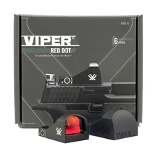 Vortex Viper 1x24mm Red Dot 6 MOA Micro Reflex Sight with Picatinny Mount VRD-6