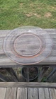 Vintage Single Pink Depression Glass Plate