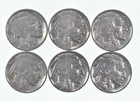 1930-1937 XF/AU Better Condition: Great Detail in Buffalo Horn 6 Coin Lot *730