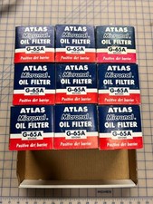 Vintage Atlas Oil Filter Lot Of 9 G-65 A 1950s - 1960s Cars Vintage Atlas Oil Filter Lot Of 9 G-65 A 1950s - 1960s Cars