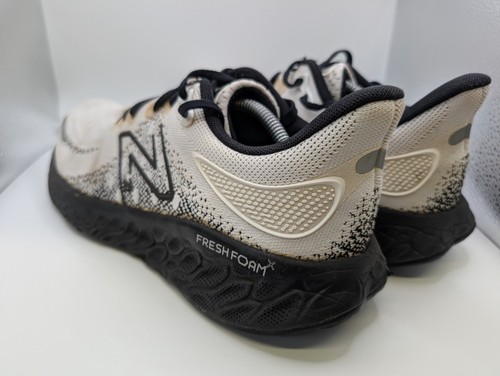 New Balance Fresh Foam 1080 x 12 ~ Herren UK Größe 11,5 D Weite schwarz & weiß - Bild 8 von 20