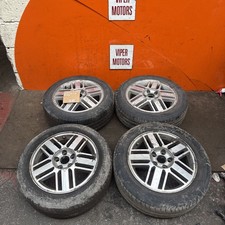 Ford Focus Alloy Wheels & Tyres Mk2 16 Inch 16" 5 Triple Spoke 20555R16 2005-11