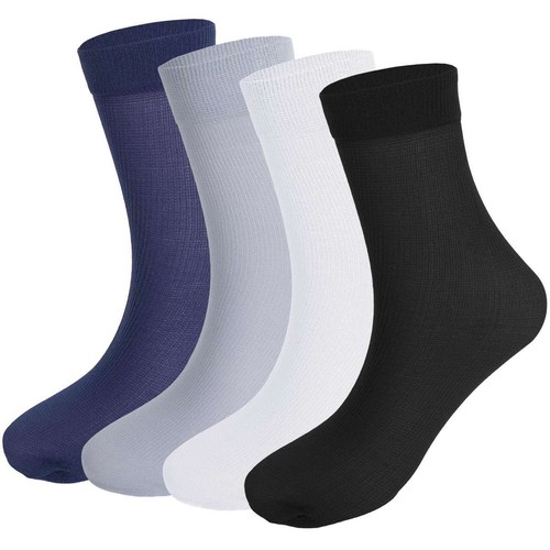 10Pairs Men's Dress Socks Thin Casual Fashion Crew Mid Calf FAST SHIPPING - Picture 2 of 16