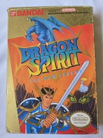 Dragon Spirit The New Legend, NES, Box, Cart, Sleeve, copy of Instruction Manual