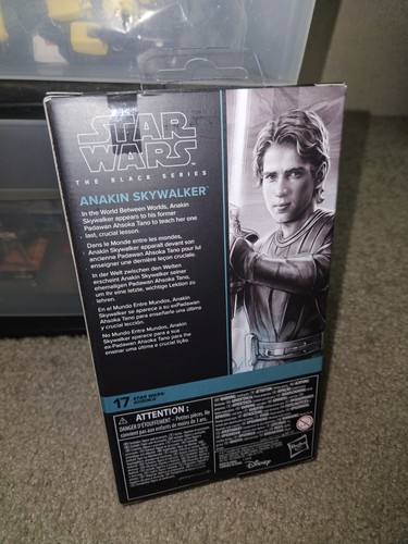 Star Wars Black Series AHSOKA Series 6" ANAKIN SKYWALKER Figure NIB - Picture 2 of 2