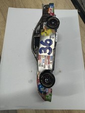Pontiac #36 Grand Prix Diecast NASCAR Racecar Gold Silver M&M's Opening Hood